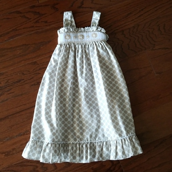 Shrimp and Grits Smocked Dress - Picture 2 of 5